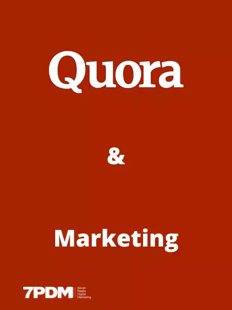Quora and marketing